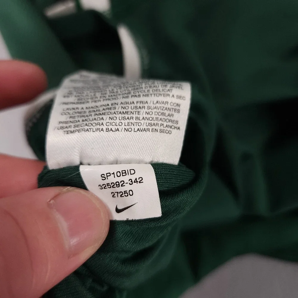 Vintage Y2k Nike Team Soccer Jersey Green White L Blokecore Euro - Picture 5 of 13